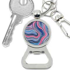 Fluid Abstract Art Bottle Opener Key Chain by GardenOfOphir