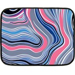 Fluid Abstract Art One Side Fleece Blanket (Mini) 35 x27  Blanket