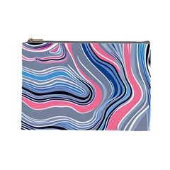 Fluid Abstract Art Cosmetic Bag (large) by GardenOfOphir