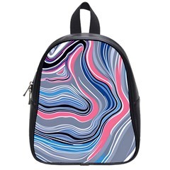 Fluid Abstract Art School Bag (small) by GardenOfOphir