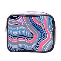 Fluid Abstract Art Mini Toiletries Bag (one Side) by GardenOfOphir