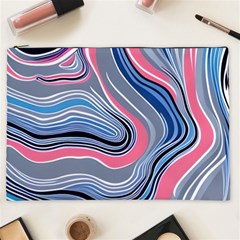 Fluid Abstract Art Cosmetic Bag (xxl) by GardenOfOphir