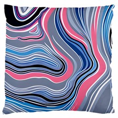 Fluid Abstract Art Standard Premium Plush Fleece Cushion Case (one Side) by GardenOfOphir