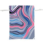 Fluid Abstract Art Lightweight Drawstring Pouch (XL) Front