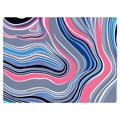 Fluid Abstract Art One Side Premium Plush Fleece Blanket (extra Small)