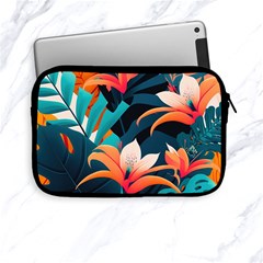 Tropical Flowers Floral Floral Pattern Patterns Apple Ipad Mini Zipper Cases by Pakemis