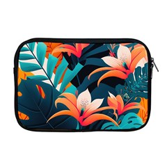 Tropical Flowers Floral Floral Pattern Patterns Apple Macbook Pro 17  Zipper Case by Pakemis