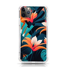 Tropical Flowers Floral Floral Pattern Patterns Iphone 11 Pro Max 6 5 Inch Tpu Uv Print Case by Pakemis