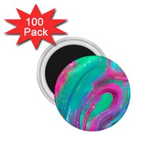 Fluid Art Background 1 75  Magnets (100 Pack)  by GardenOfOphir