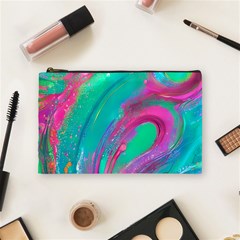 Fluid Art Background Cosmetic Bag (medium)