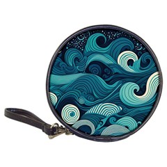 Waves Ocean Sea Abstract Whimsical Abstract Art Classic 20-cd Wallets by Pakemis