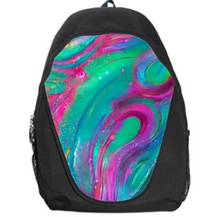 Fluid Art Background Backpack Bag by GardenOfOphir