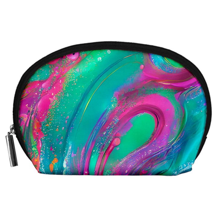 Fluid Art Background Accessory Pouch (Large)