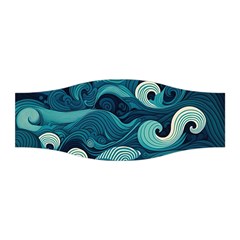 Waves Ocean Sea Abstract Whimsical Abstract Art Stretchable Headband by Pakemis