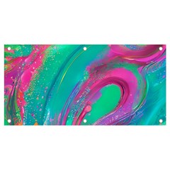 Fluid Art Background Banner And Sign 4  X 2  by GardenOfOphir