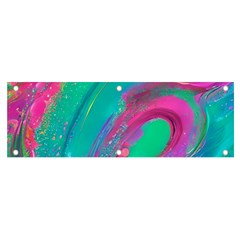 Fluid Art Background Banner And Sign 6  X 2  by GardenOfOphir