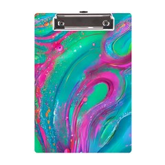 Fluid Art Background A5 Acrylic Clipboard