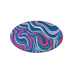 Liquid Art Pattern Sticker Oval (100 Pack) by GardenOfOphir