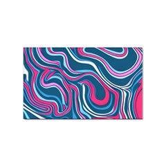 Liquid Art Pattern Sticker Rectangular (10 Pack) by GardenOfOphir