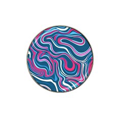 Liquid Art Pattern Hat Clip Ball Marker by GardenOfOphir