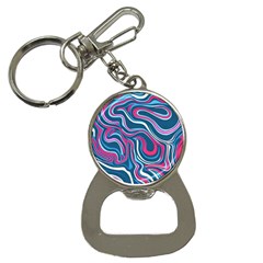 Liquid Art Pattern Bottle Opener Key Chain by GardenOfOphir