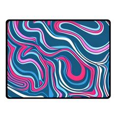 Liquid Art Pattern One Side Fleece Blanket (small) by GardenOfOphir