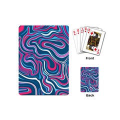 Liquid Art Pattern Playing Cards Single Design (mini) by GardenOfOphir