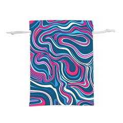 Liquid Art Pattern Lightweight Drawstring Pouch (l) by GardenOfOphir