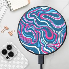 Liquid Art Pattern Wireless Fast Charger(black) by GardenOfOphir