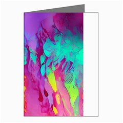 Fluid Background Greeting Cards (pkg Of 8) by GardenOfOphir