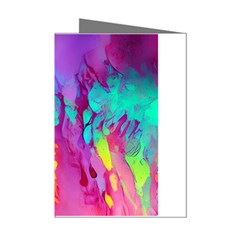 Fluid Background Mini Greeting Cards (pkg Of 8) by GardenOfOphir