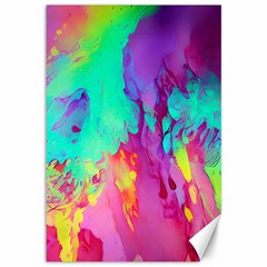 Fluid Background Canvas 12  X 18  by GardenOfOphir