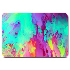 Fluid Background Large Doormat by GardenOfOphir