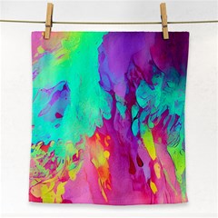 Fluid Background Face Towel by GardenOfOphir