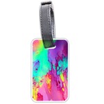 Fluid Background Luggage Tag (one side) Front