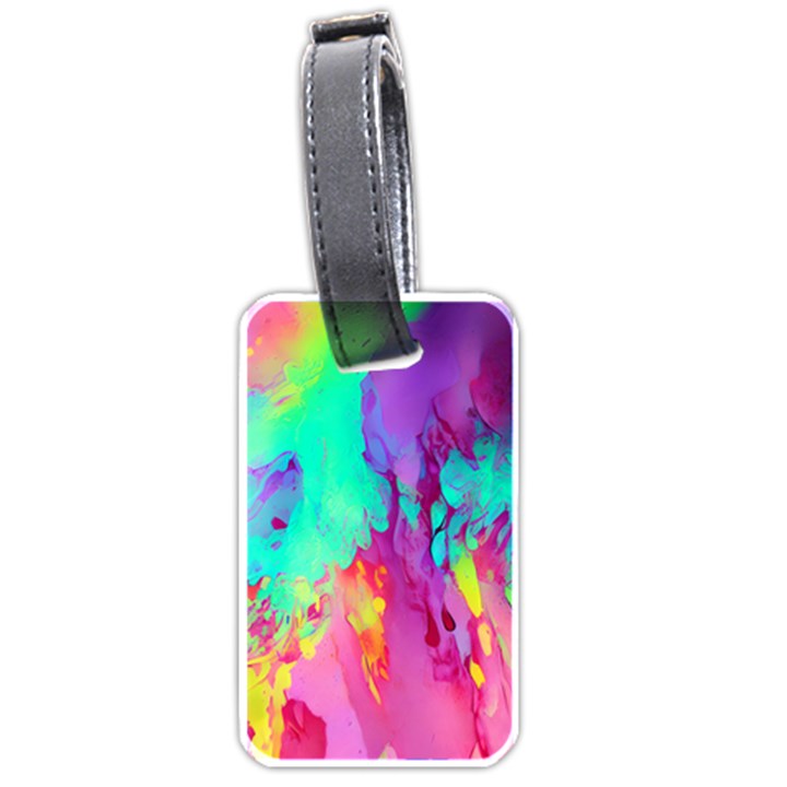 Fluid Background Luggage Tag (one side)