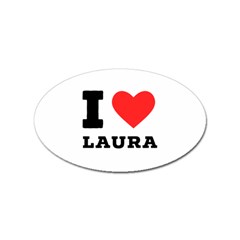 I Love Laura Sticker Oval (10 Pack) by ilovewhateva