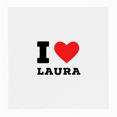 I Love Laura Medium Glasses Cloth (2 Sides) by ilovewhateva