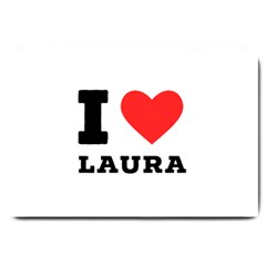 I Love Laura Large Doormat by ilovewhateva