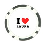 I love laura Poker Chip Card Guard Front