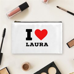 I Love Laura Cosmetic Bag (medium) by ilovewhateva