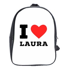 I Love Laura School Bag (xl) by ilovewhateva