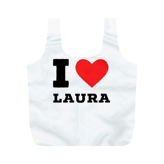 I Love Laura Full Print Recycle Bag (m) by ilovewhateva