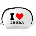 I love laura Accessory Pouch (Medium) Back