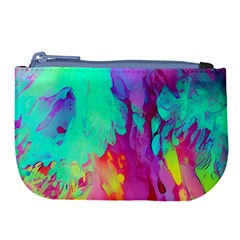 Fluid Background Large Coin Purse by GardenOfOphir