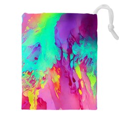 Fluid Background Drawstring Pouch (4xl) by GardenOfOphir