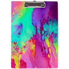 Fluid Background A4 Acrylic Clipboard by GardenOfOphir