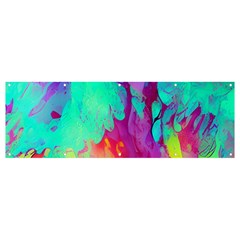 Fluid Background Banner And Sign 12  X 4  by GardenOfOphir