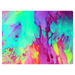 Fluid Background One Side Premium Plush Fleece Blanket (extra Small) by GardenOfOphir