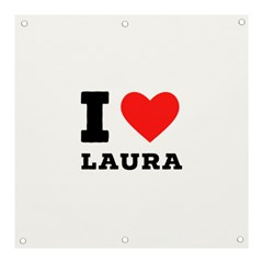 I Love Laura Banner And Sign 3  X 3  by ilovewhateva